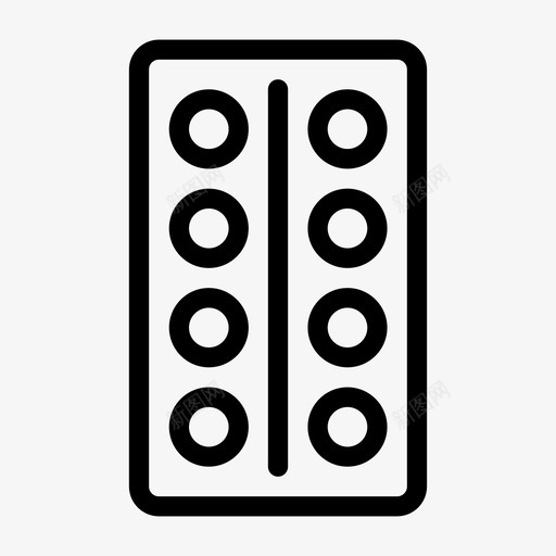 药片药物医疗图标svg_新图网 https://ixintu.com 医疗 医疗线图标 药片 药物