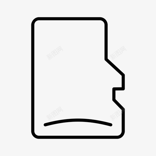存储卡数据microsd图标svg_新图网 https://ixintu.com microsd sd卡 存储 存储卡 数据
