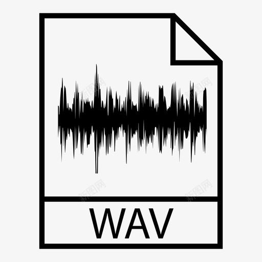 音频文件类型曲目图标svg_新图网 https://ixintu.com wav 文件类型 文档格式 曲目 音频
