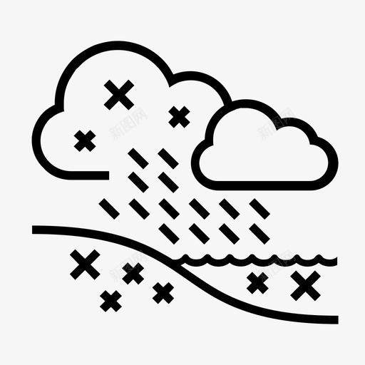 环境影响空气gwp图标svg_新图网 https://ixintu.com gwp 可持续 土壤 水 环境影响 空气