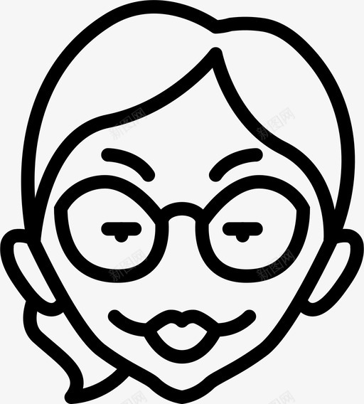 撅嘴头像女性图标svg_新图网 https://ixintu.com 个人资料 头像 头像轮廓 女孩 女性 撅嘴 用户
