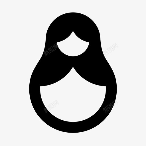 采购产品matrioshka装饰内部图标svg_新图网 https://ixintu.com matryoshka洋娃娃 俄罗斯筑巢娃娃 内部 家 玩具 装饰 采购产品matrioshka
