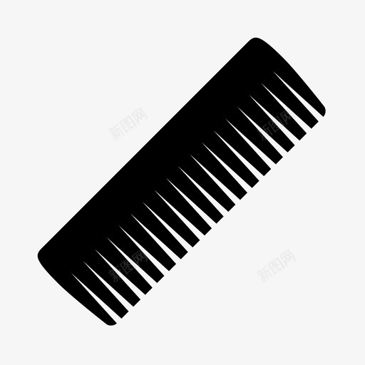 梳子理发师发型师图标svg_新图网 https://ixintu.com 发型师 梳子 沙龙 物品 理发师