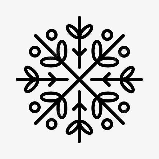雪花高山霜冻图标svg_新图网 https://ixintu.com 下雪 冬天 冰晶 雪花 霜冻 高山