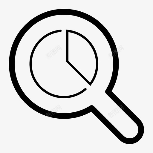 市场调查分析竞争图标svg_新图网 https://ixintu.com 分析 市场调查 报告 概述业务图标集5 竞争 饼图