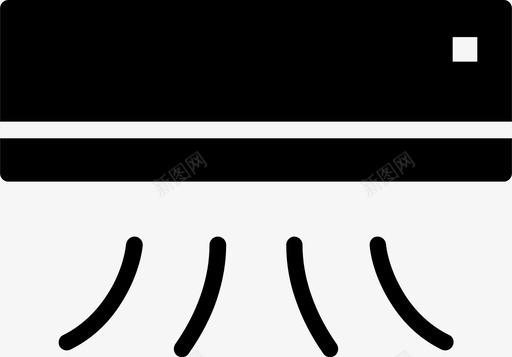 空调空调机组图标svg_新图网 https://ixintu.com 空调 空调机组