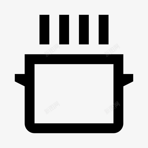 锅烹饪热图标svg_新图网 https://ixintu.com 厨房 汤 热 烹饪 线 锅 食物2