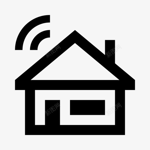 智能家居小工具遥控器图标svg_新图网 https://ixintu.com wifi 小工具 智能家居 线路 设备2 语音 遥控器