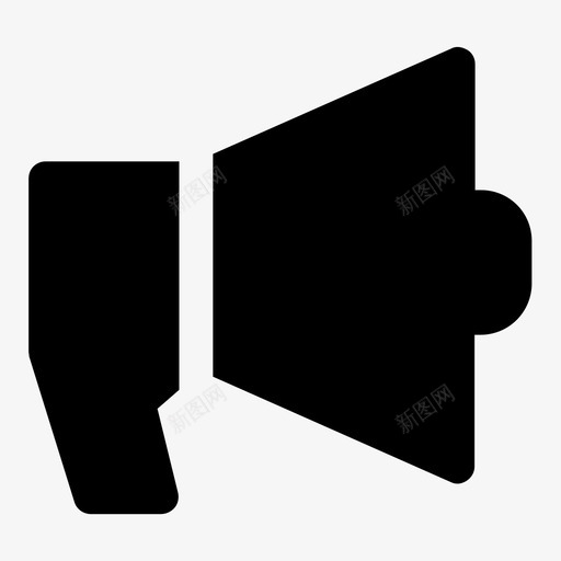 公告扩音器管理图标svg_新图网 https://ixintu.com 公告 扩音器 管理