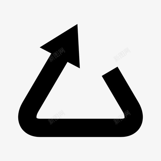 箭头方向回收图标svg_新图网 https://ixintu.com 再利用 回收 方向 方式 箭头