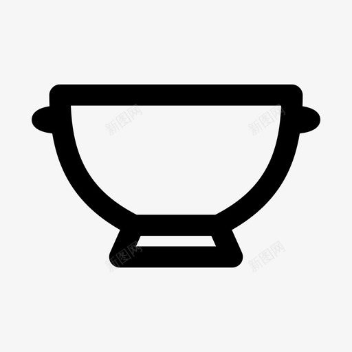 滤器厨师烹饪图标svg_新图网 https://ixintu.com 厨师 厨房 厨房工具 滤器 烹饪 筛子