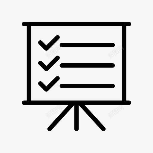 清单董事会业务图标svg_新图网 https://ixintu.com 业务 业务和财务行图标 培训 清单 演示 董事会