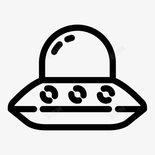 宇宙飞船外星人入侵图标svg_新图网 https://ixintu.com 不明飞行物 入侵 外星人 宇宙飞船