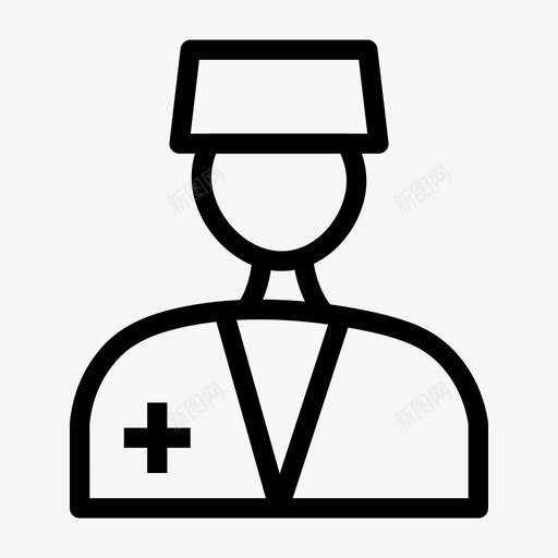医生男孩男图标svg_新图网 https://ixintu.com 医 医生 医线图标 男 男孩