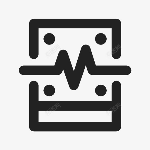 脉搏救护车图像图标svg_新图网 https://ixintu.com 健康 图像 技术 救护车 脉搏