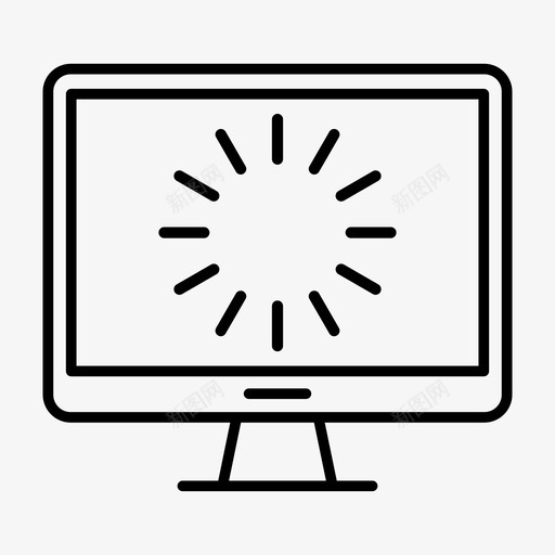 突发新闻通信计算机图标svg_新图网 https://ixintu.com 媒体 新闻 突发新闻 计算机 通信