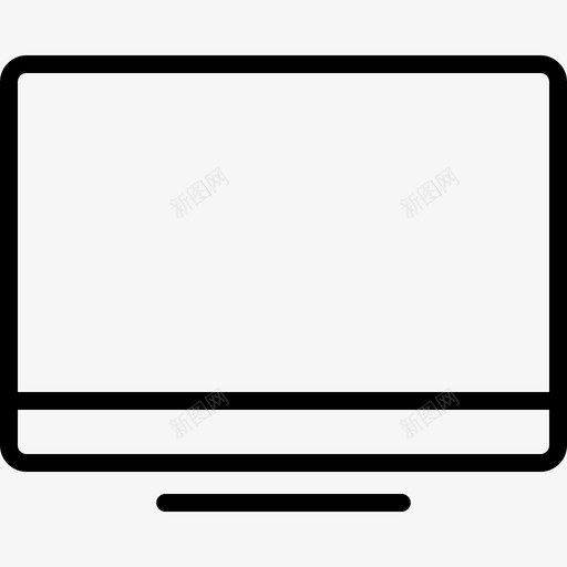 电脑台式机imac图标svg_新图网 https://ixintu.com imac windows 台式机 显示器 电脑 社交第1部分