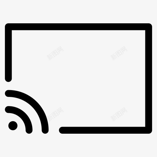 wifi连接区技术图标svg_新图网 https://ixintu.com wifi连接区 技术