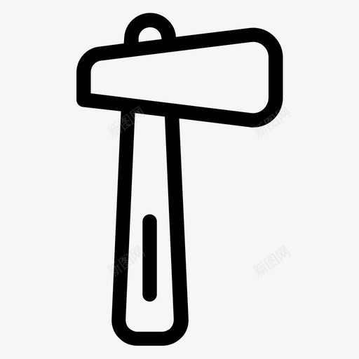 锤子工人图标svg_新图网 https://ixintu.com 工人 锤子