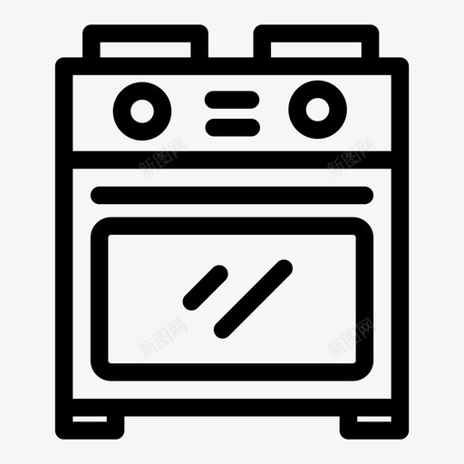 烤箱系列电子家用电器图标svg_新图网 https://ixintu.com 厨房 家用电器 家用电器和电子 炉灶 烤箱系列 电子