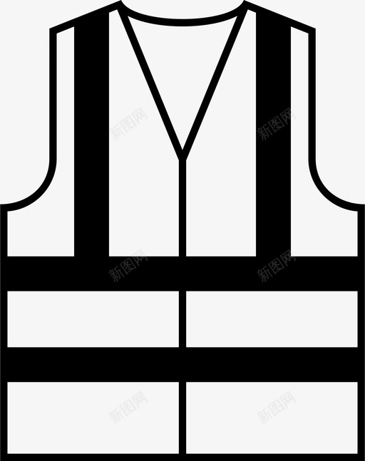 背心救援安全图标svg_新图网 https://ixintu.com 安全 工作 救援 背心 背心安全工作救援夹克