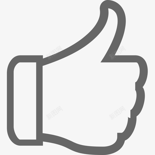 空心 点赞 icon 666svg_新图网 https://ixintu.com 空心 点赞 icon 666