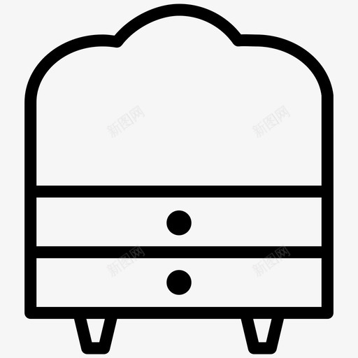 梳妆台家具镜子图标svg_新图网 https://ixintu.com 家具 收藏3 桌子 梳妆台 镜子