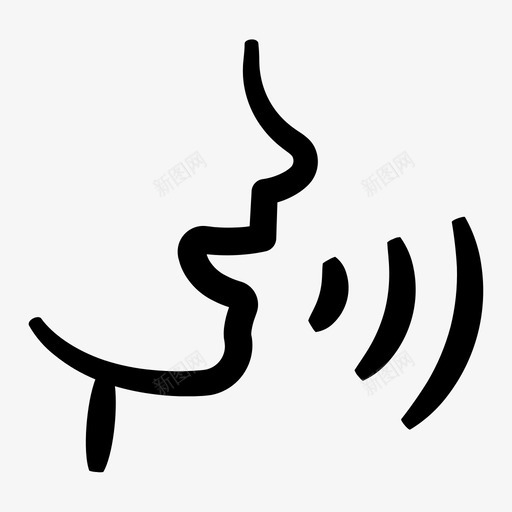 说话大声说话用户说话图标svg_新图网 https://ixintu.com inky通讯第7卷 大声说话 用户说话 说话