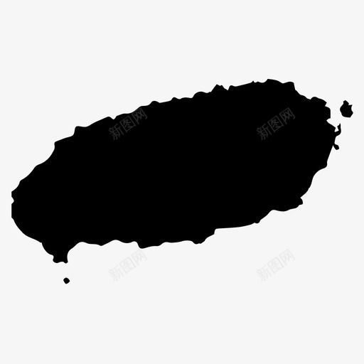 韩国济州岛济州岛地图图标svg_新图网 https://ixintu.com 地图 济州岛 韩国济州岛