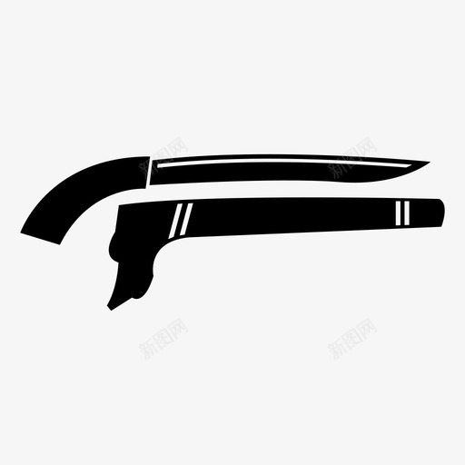 巴迪克刀利器图标svg_新图网 https://ixintu.com 刀 利器 剑 印尼传统武器 巴迪克 武器