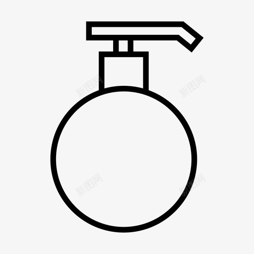 喷雾器瓶子容器图标svg_新图网 https://ixintu.com 包装 化妆品 喷雾器 容器 瓶子