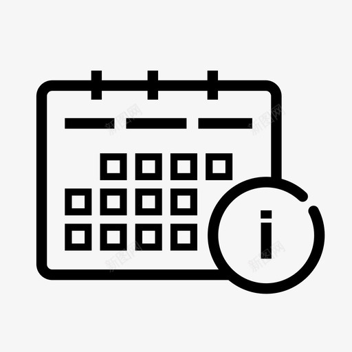 约会信息日历日历信息图标svg_新图网 https://ixintu.com 安排约会 日历 日历信息 约会信息
