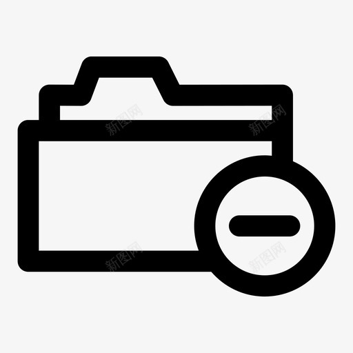 删除文件夹存档文档图标svg_新图网 https://ixintu.com 删除文件夹 存档 文档 用户界面