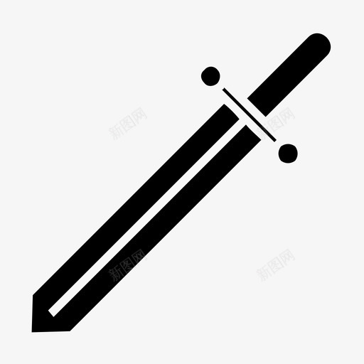 骑士战斗国王图标svg_新图网 https://ixintu.com 中世纪 剑 国王 战斗 武器 骑士