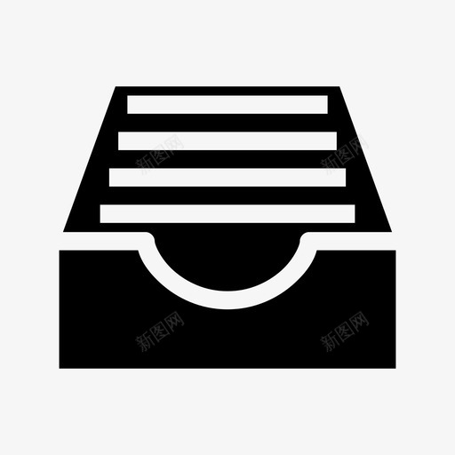 文件存储归档文件柜图标svg_新图网 https://ixintu.com 归档 抽屉 文件存储 文件柜