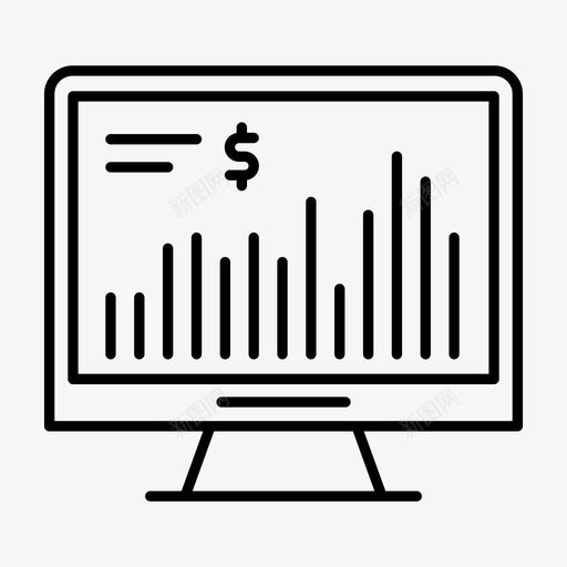 股票市场商业金融图标svg_新图网 https://ixintu.com 商业 投资 股票市场 金融