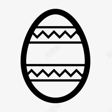 彩蛋小鸡复活节彩蛋图标图标