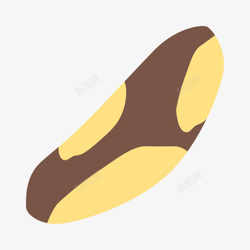 Brazil Nutsvg_新图网 https://ixintu.com Brazil Nut 填充 多色 扁平 简约