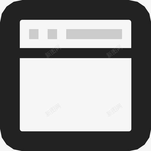 终端窗口界面页面图标svg_新图网 https://ixintu.com web 界面 终端窗口 页面
