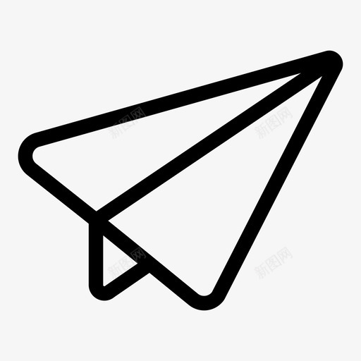 纸飞机概念飞行图标svg_新图网 https://ixintu.com 基本pt1 概念 纸飞机 飞行