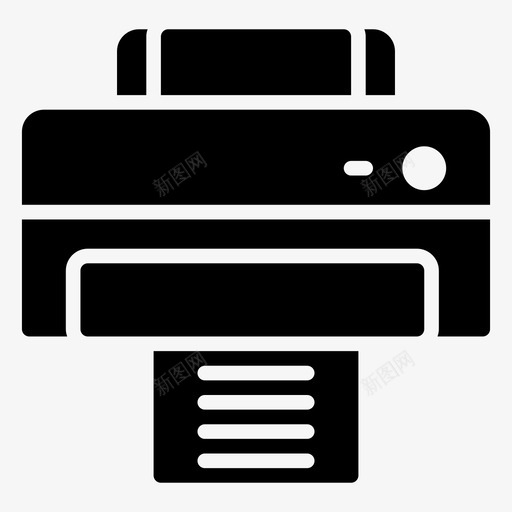 打印机副本传真图标svg_新图网 https://ixintu.com 传真 副本 打印机 机器 网络 网络字形图标