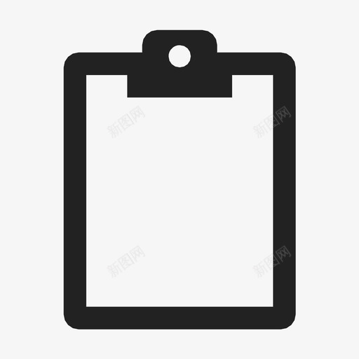 剪贴板清单笔记图标svg_新图网 https://ixintu.com 剪贴板 办公室 清单 笔记 纸张