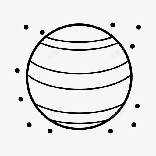 行星太空恒星图标svg_新图网 https://ixintu.com 太空 恒星 行星