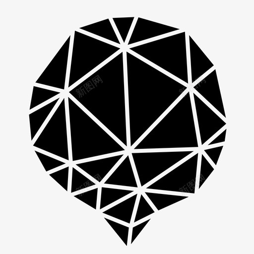 演讲泡泡交流对话图标svg_新图网 https://ixintu.com 交流 对话 故事 演讲泡泡