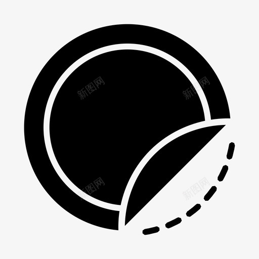 折叠对折便条图标svg_新图网 https://ixintu.com 便条 对折 折叠 贴纸