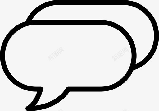 语音泡泡讲话谈话图标svg_新图网 https://ixintu.com 管理图标 讲话 语音泡泡 谈话