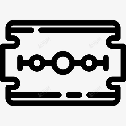 大剃须刀刀片美容院直线型图标svg_新图网 https://ixintu.com 大剃须刀刀片 直线型 美容院