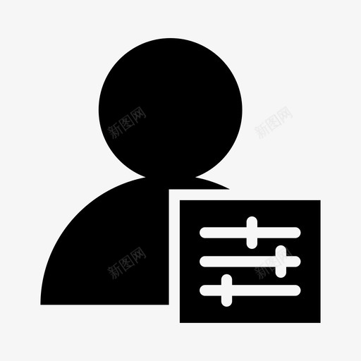 个人偏好配置操作图标svg_新图网 https://ixintu.com 个人偏好 操作 营销solida 设置 配置