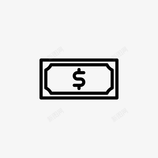 现金银行购买图标svg_新图网 https://ixintu.com 付款 现金 票据 购买 银行