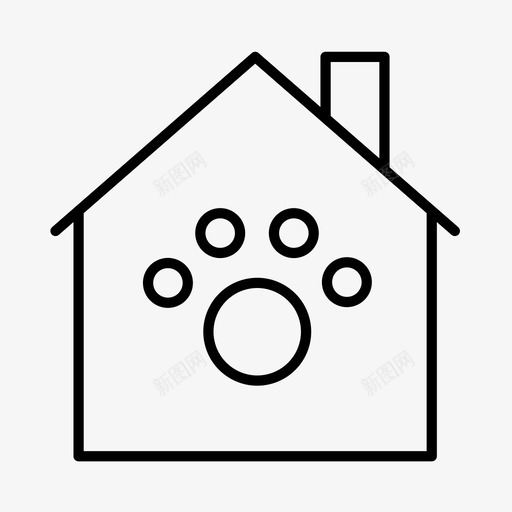 动物收容所狗宠物图标svg_新图网 https://ixintu.com 兽医 动物收容所 宠物 宠物店 狗